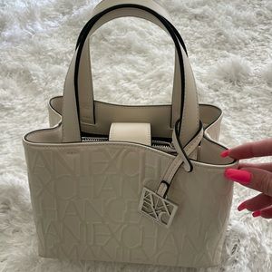 Armani Exchange bag white